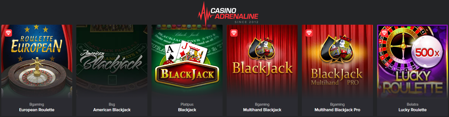 casino adrenaline online